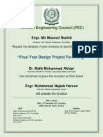 Invitation Card PEC - FYDP Financing Program