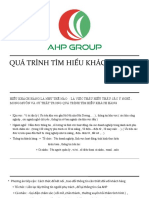 Quá trình tìm hiểu Khách hàng và Tổ chức AHP