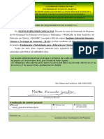 1 - Modelo de Ficha de Matricula