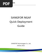 Sangfor NGAF Quick Deployment