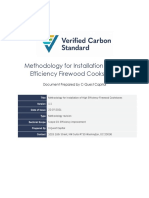 VMR0006 Methodology For Installation of High Efficiency Firewood Cookstoves v1.1