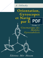 Ishlinsky - Orientation, Gyroscopes Et Navigation Par Inertie - Tome - 1 - Mir - 1984