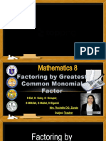 1.Factoring-Greatest Common Monomial Factor