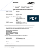 Hoja de datos de seguridad MESAMOLL