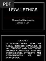 LEGAL ETHICS. Canon 2