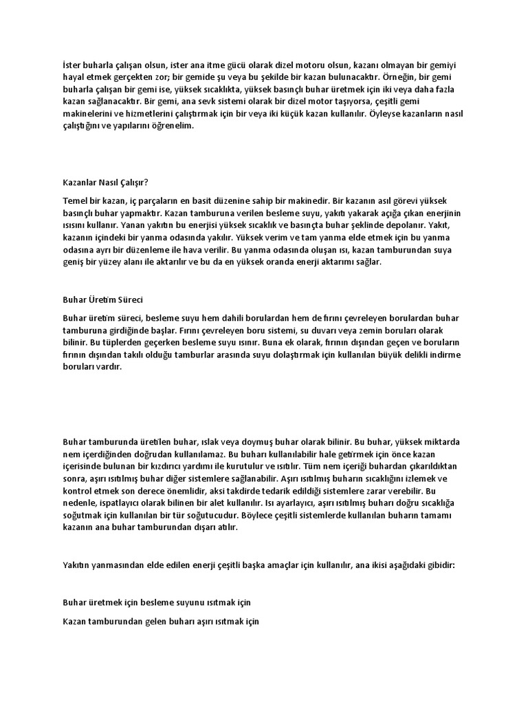 How Do Boilers Work & What Is Their Use On Ships PDF