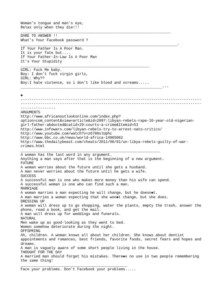 Jokes | PDF