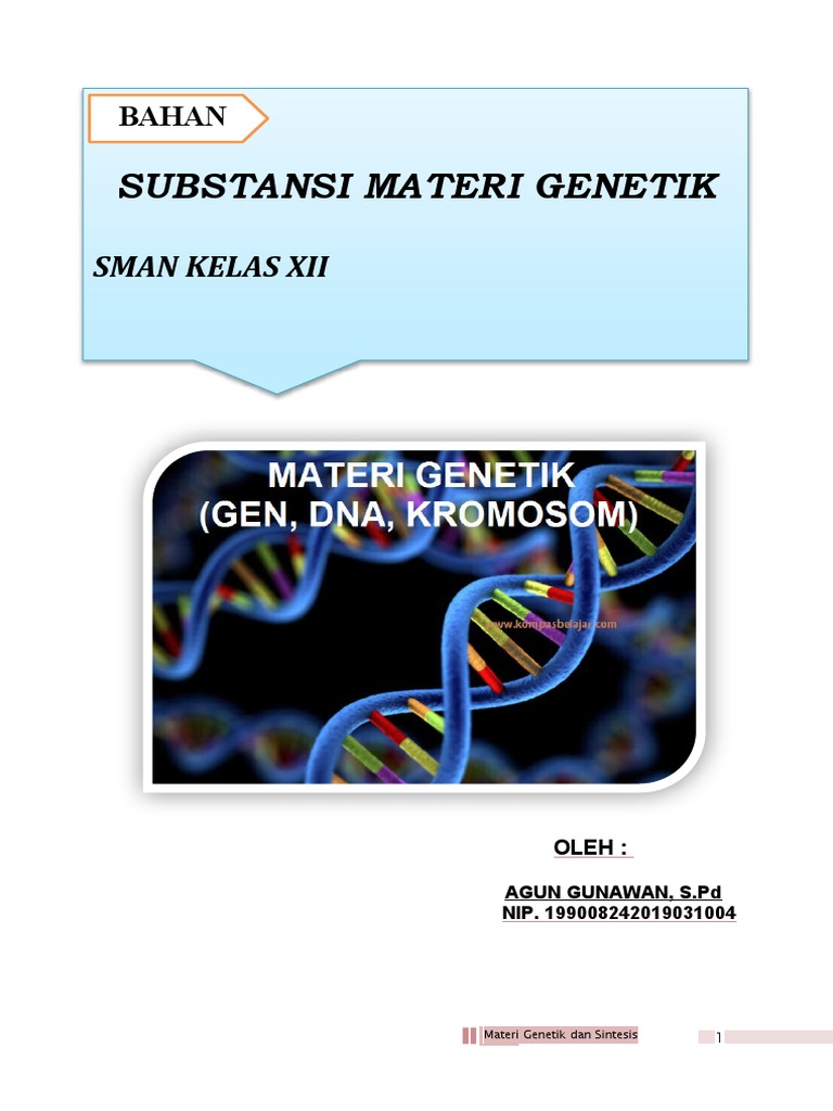 Materi Genetik dan Sintesis Protein Kelas XII | PDF