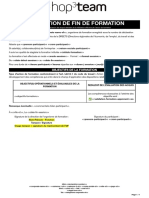 Attestation Fin Formation