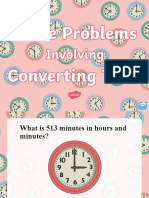 t2 M 4511 Solve Problems Involving Converting Time Powerpoint