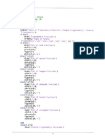 X Menu (Types of Trigonometry: Plot (X2.y1,'g')