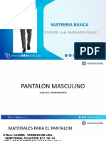 Sastreria Basica Pantalon Masculino 2023 VR