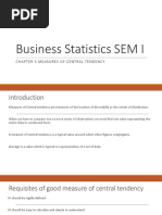 Business Statistics Chapter 3