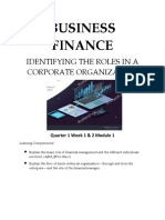 Business Finance 1 Module