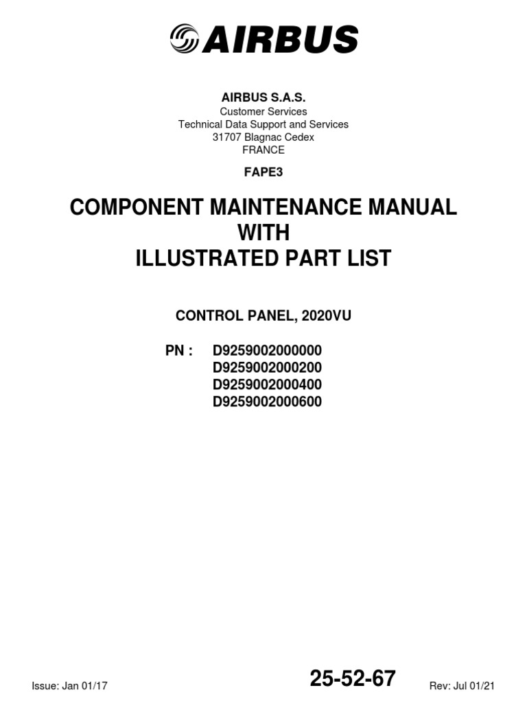 Abbreviated Component Maintenance Manual Definition