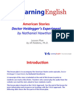 American Stories: Doctor Heidegger's Experiment