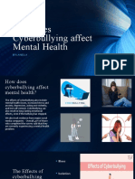 How Does Cyberbullying Affect Mental Health