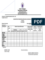 Classification of Grades