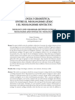 Neology and Grammar Between Lexical Neol