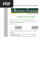 MODELO Fluxo de Caixa Clientes