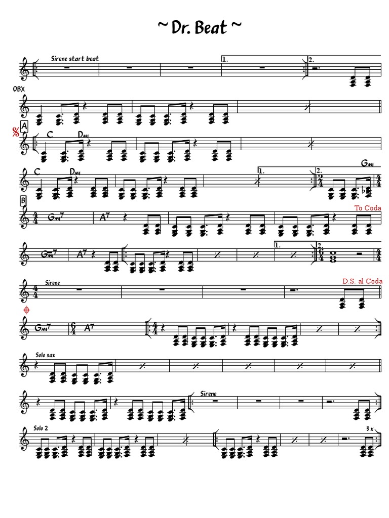 Dr. Beat : Structure et Notation | PDF