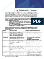 Writing Learning Objectives Nursing - Jan - 2022