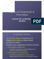 L15 Strutture Iterative