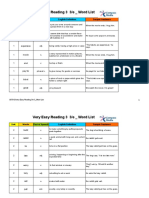 Very Easy Reading 3e 3 Word List EN