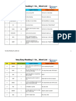 Very Easy Reading 3e 2 Word List EN