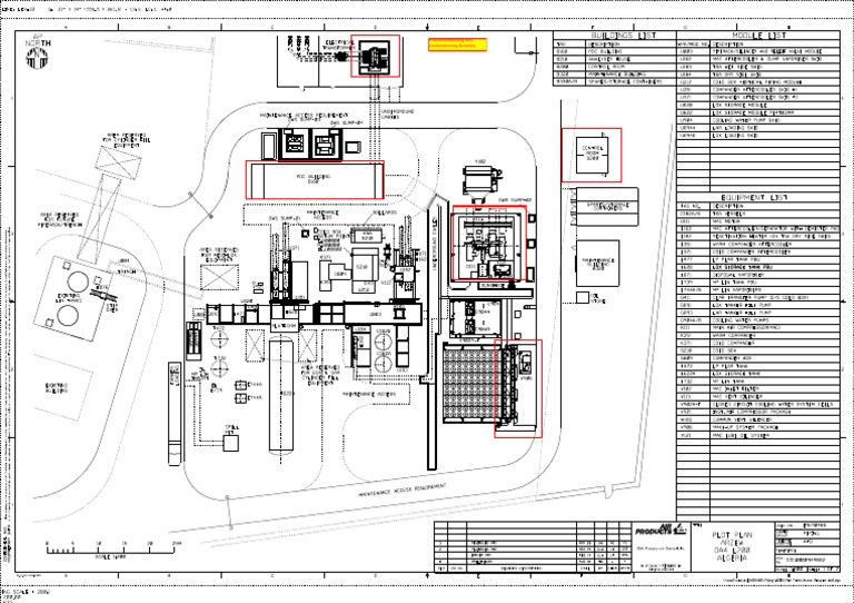 Arzew Refinery Plot Plan Overview | PDF | Tools | Equipment