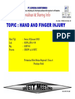 02-01-2023 SSI Crew A Stops Hand and Finger Injury (Night Shift - Nanda F)