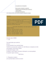 Gramática: exercícios com pronomes, verbos e advérbios