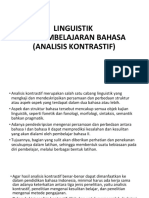 2020 09 13 - Linguistik Dan Pembelajaran Bahasa