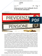 Welfare, L'assistenza Pesa Per 144,2 Miliardi. Per Le Pensioni Troppe Vie D'uscita Anticipata - Il Sole 24 ORE