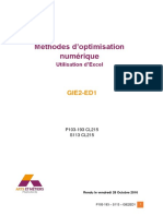 215-1 - Maths - Compte Rendu Méthodes D - Optimisation Numérique