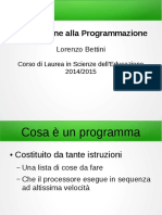 Introduzione Alla Programmazione