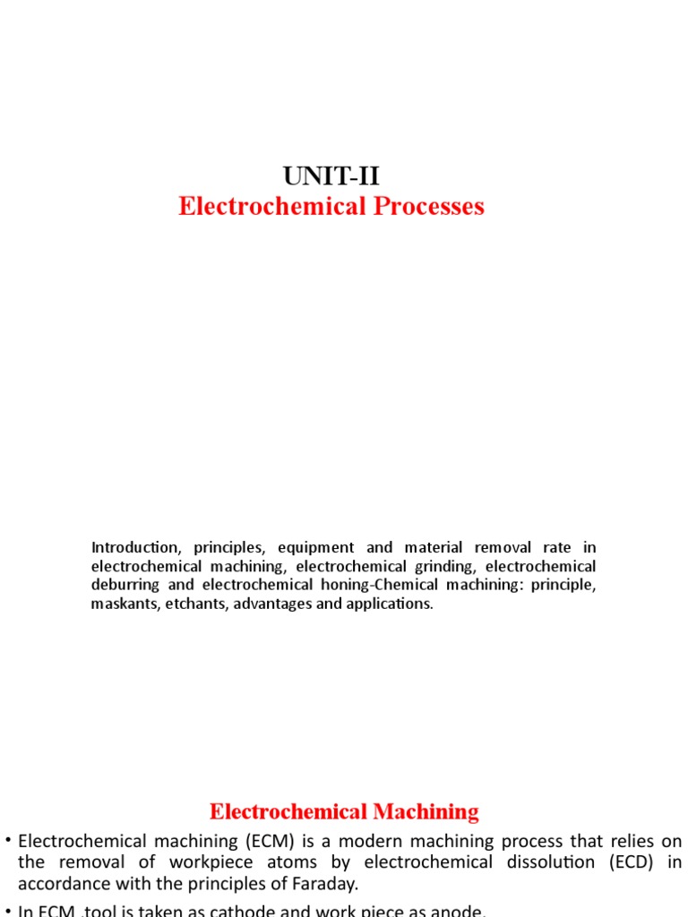 Unit-2 MMP | PDF | Electrochemistry | Electrolyte