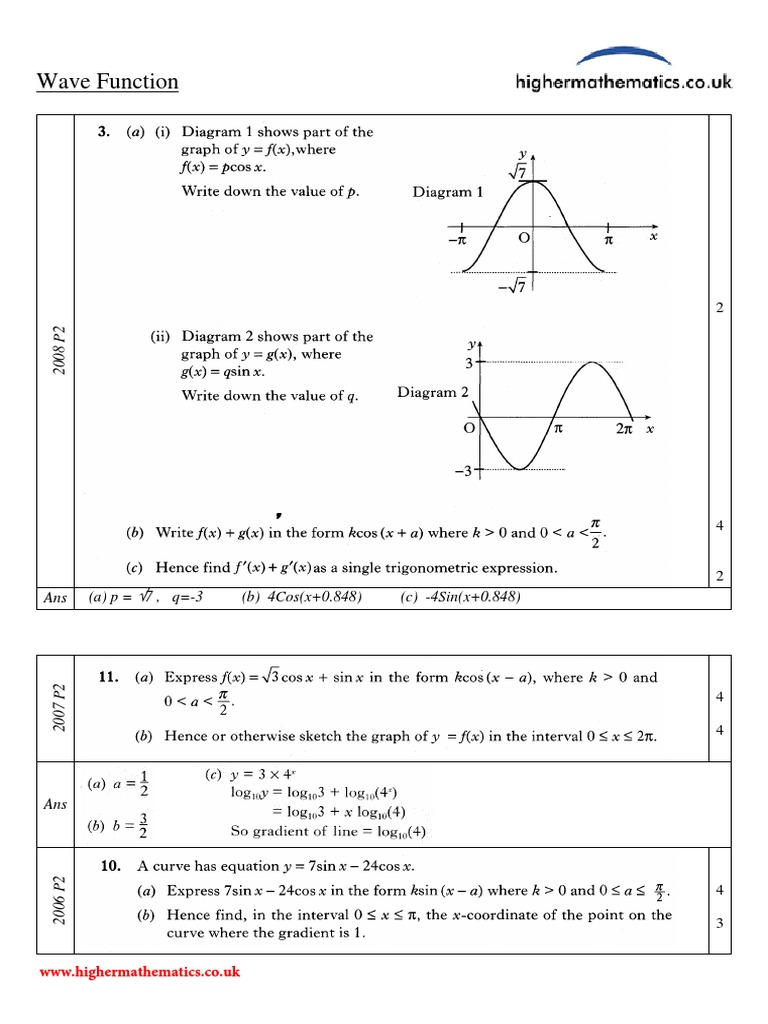 Solutions d'exercices de mathématiques | PDF