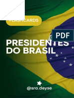 Flashcards Presidentes Do Brasil