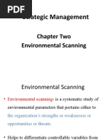 Chapter Two - Environmental Scanning