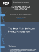 Software Project Management: Telone Centre For Learning