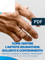 Come Gestire L'artrite Reumatoide - Sollievo e Contenimento - Manuale Indicato Per Pazienti e Fisioterapisti (Italian Edition)
