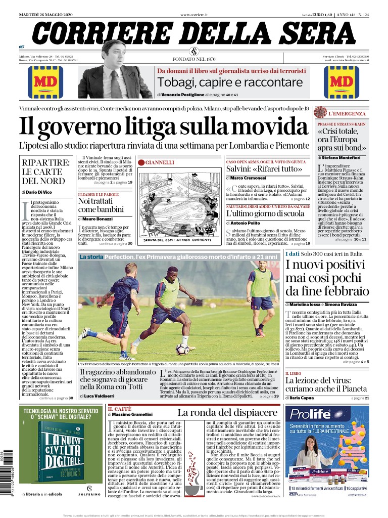 Corriere Della Sera 2020-05-26 | PDF