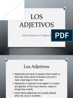 7 Los Adjetivos