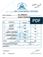 Al-Islamic Coaching Centre: Al-Dibran Early Primary