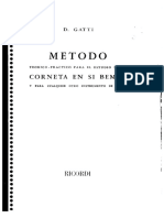 Gatti - Método Teórico y Práctico para El Estudio de La Corneta en Sib.