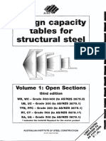 2AISC - Design Capacity Tables For Structural Steel - Open Sections