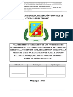 Plan de Vigilanncia Covid 19 - SLURRY AV. SAN ANTONIO DE PADUA