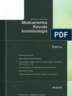 Medicamentos de rescate anestesia MR2 Licapa Chávez