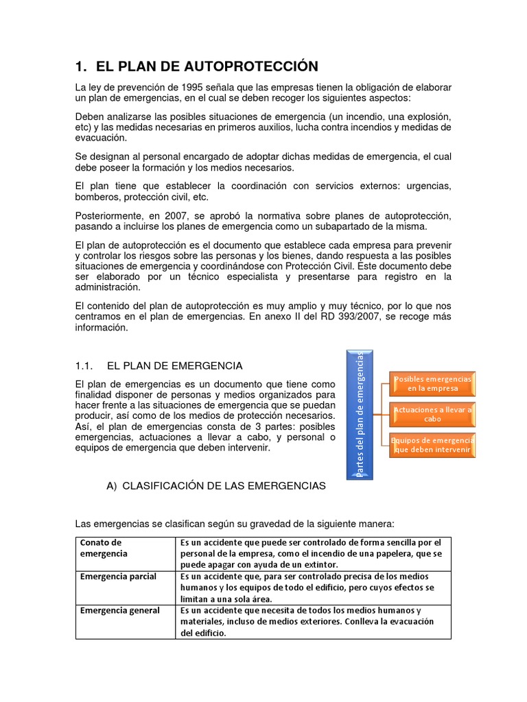 Plan de Emergencia y Primeros Auxilios | PDF | Herida | Primeros auxilios